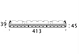 recessed square downlight